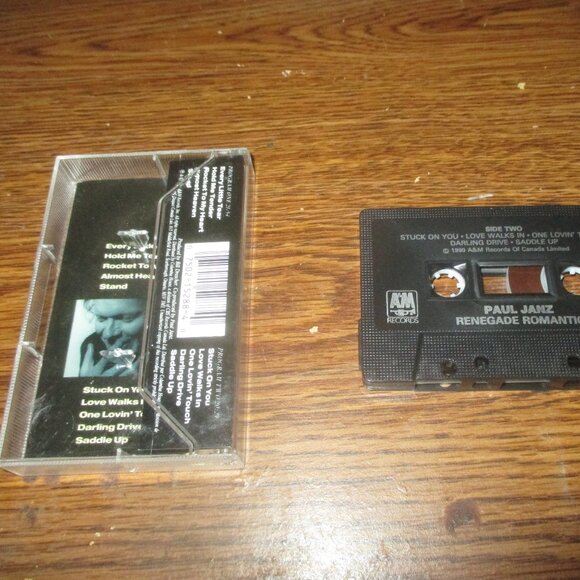 Paul Janz- Renegade Romantic on cassette (A & M Records Canada , 1990) - Picture 2 of 4